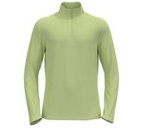 ODLO Berra Mid Layer - felpa in pile - uomo L Light Green Green man Recycled Materials,Made In Eu