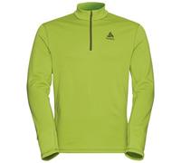 ODLO Berra Mid Layer - felpa in pile - uomo M Light Green man Recycled Materials,Made In Eu