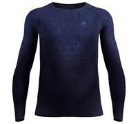 Odlo - BL Top Crew Neck L/S Performance Warm Blackcomb - Intimo sintetico XXL blu