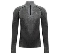 ODLO Blackcomb Eco Bl Top Turtle Neck L/s Half Zip - Uomo - Grigio - Taglia XL- modello 2026