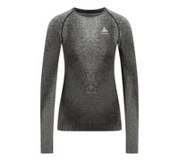 ODLO Blackcomb Eco Bl Top Crew Neck L/s W - Donna - Grigio / Nero - Taglia L- modello 2024