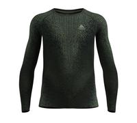ODLO Blackcomb Warm - maglietta tecnica maniche lunghe - uomo L Dark Green man Recycled Polyester