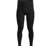 Odlo - Collant technique en laine de mérinos - Seamless Performance Baselayer Bottom Long M Black in Lana Vergine - Taglia L - Nero