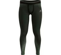 Odlo - Collant tecnici da uomo - BL Bottom Long Blackcomb Eco M Urban Chic per Uomo - Taglia L - Verde