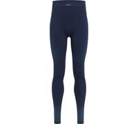 Odlo - Collant tecnico - Performance Warm Baselayer Bottom Long M Dark Sapphire in Poliestere Riciclato - Taglia M - Blu navy