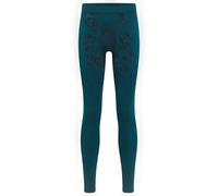 Odlo - Collant tecnico versatile - Performance Warm Baselayer Bottom M Reflecting Pond in Poliestere Riciclato - Taglia L - Blu
