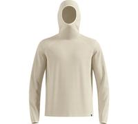 ODLO Cubic M - felpa con cappuccio - uomo L Beige man Recycled Materials,Recycled Polyester