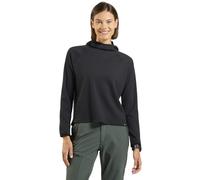 ODLO Cubic W - felpa con cappuccio - donna S Black woman Recycled Materials,Recycled Polyester
