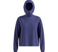 ODLO Cubic W - felpa con cappuccio - donna S Blue woman Recycled Materials,Recycled Polyester