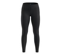ODLO Essentials Warm 2.0 W - leggings running - donna XS Black woman Recycled Polyester