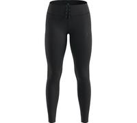 Odlo - Legging tecnico - Essential Warm Tights W Black in Poliestere Riciclato - Taglia S - Nero