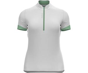 Odlo Donna Maglia a maniche corte per ciclismo con zip a metà ESSENTIALS