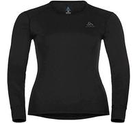 ODLO Active Warm Eco Bl Top Crew Neck L/s W - Donna - Nero - Taglia L- modello 2024