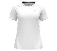 Odlo Donna T-Shirt Crew Neck Shortsleeve Essential Chill-Tech Abbigliamento da Running Camicia da Corsa White - Bianco XL