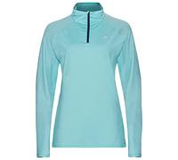 Odlo Donna Top da Corsa con Zip Essential CERAMIWARM