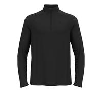 Odlo Essential 1/2 Zip Manica Lunga Uomini in nero, Taglia: S