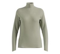 Odlo Essential Ceramiwarm 1/2 Zip Camicia Da Corsa Donna - Oliva