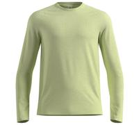 ODLO Essential L/S M - maglia running a manica lunga - uomo M Light Green man Recycled Materials,Recycled Polyester