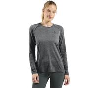 ODLO Essential L/S W - maglia running a manica lunga - donna L Dark Grey woman Recycled Materials,Recycled Polyester