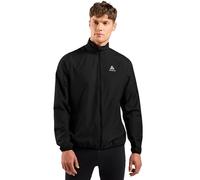 Odlo Essential Light Giacca da Running Uomo Antivento e Leggera | Odlo Essential Light | Giacca running traspirante e antivento | Zone ventilate | Tasca con zip | Poliestere riciclato