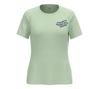 ODLO Maglietta da running da donna Essentials Print verde chiaro | XS