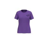 Odlo essential print maglia a maniche corte da donna viola
