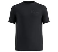 Odlo Essential Print Short Sleeve T-shirt Nero M Uomo