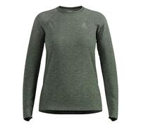 Odlo Essential Seamless Crew Neck Manica lunga Donna-oliva