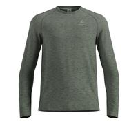 Odlo Essential Seamless Crew Neck Manica lunga Uomini - oliva