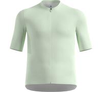 ODLO Essential T-shirt S/u Collar S/s Full Zip - Uomo - Verde - Taglia M- modello 2025