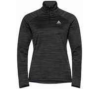 Odlo Essential Thermal_313261, Giacca in pile Donna, Black Melange, XL