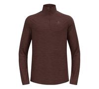 Odlo Essential Thermal_313262, Felpa Uomo, Fudge Melange, XL