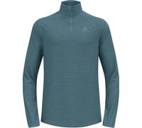 Odlo Essential Thermal_313262, Felpa Uomo, Provincial Blue Melange, XL