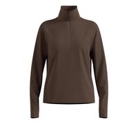 Odlo - Pile versatile semi-zip - Essential Thermal Mid Layer 1/2 Zip W Brown Granite in Poliestere Riciclato - Taglia S - Marrone