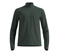 Odlo Essential Thermal Midlayer 1/2 Zip Camicia Da Corsa Uomini - Oliva