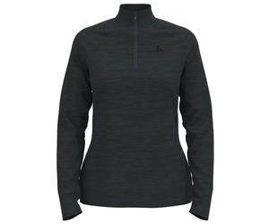 ODLO Essentials Ceramiwarm 1/2 Zip W - felpa in pile - donna Black XS