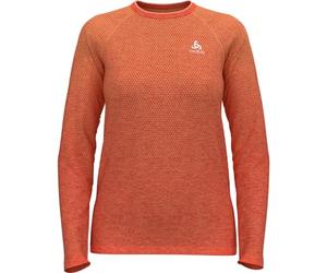 Odlo Essentials - Maglietta a Maniche Lunghe da Corsa, Senza Cuciture