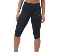 ODLO Essentials - pantaloni running 3/4 - donna Black XL