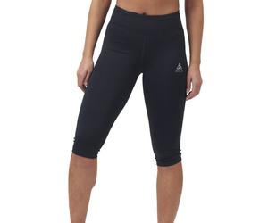 ODLO Essentials - pantaloni running 3/4 - donna Black XL