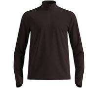 Odlo - Pile versatile semi-zip - Essential Thermal Mid Layer 1/2 Zip M Espresso in Poliestere Riciclato - Taglia L - Marrone