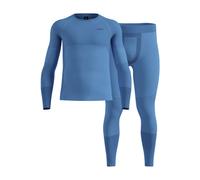 ODLO Fundamentals Performance Warm - set intimo - uomo Blue/Blue 2XL