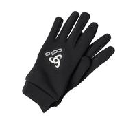 Odlo - Guanti in pile - Gloves Stretchfleece Liner Eco Black in Materiale Riciclato - Taglia S - Nero