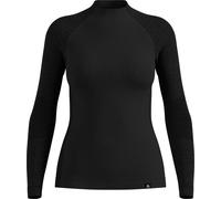 Odlo - Intimo tecnico in lana merino - Seamless Performance Baselayer Top Crew Neck W Black - Taglia S - Nero