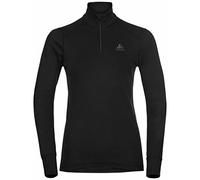 Maglia manica lunga 1 2 zip odlo active warm eco black donna