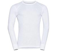 Odlo Intimo termico per uomo Active Warm a maniche lunghe I Maglia termica I Intimo termico da sci caldo con collo rotondo I Uomo