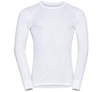 Odlo Intimo termico per uomo Active Warm a maniche lunghe I Maglia termica I Intimo termico da sci caldo con collo rotondo I Uomo