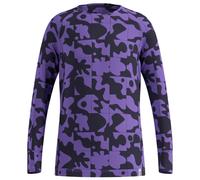 Odlo - Kid's BL Top Crew Neck L/S Active Warm Graphic - Intimo sintetico 140 lilla/blu
