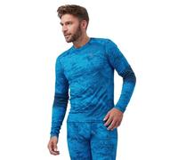 Odlo Maglia Baselayer Top Crew ls Whistler Eco Blu L Blu