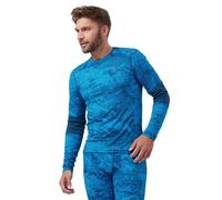 Odlo Maglia Baselayer Top Crew ls Whistler Eco Blu M Blu