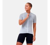 Odlo Maglia da ciclismo da donna con collo full zip Zeroweig (bianco - nero) M